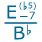 Chord Name R[hEl[@R[h@E minor 7th flatted 5th/B -- E-7(5)/B