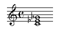 @C diminished Triad